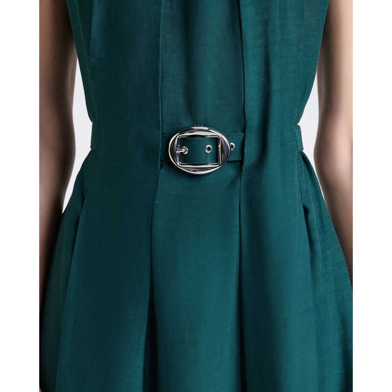 Cue Viscose Blend Tucked Midi Dress image number 2